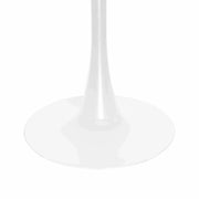 Bristol 5-Piece Dining Set with 35" Round Dining Table and 4 ABS Plastic Chairs with Gold Base - Elax Furniture