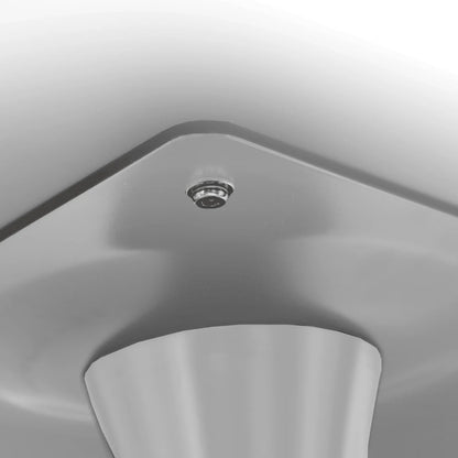 Bristol Modern Round Dining Table with Wood Top and Iron Pedestal Base - Elax Furniture