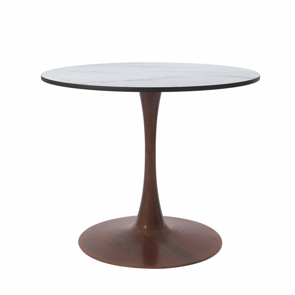 Bristol 24"/27"/31" Round Dining Table Wood Transfer Cherry/Natural/Walnut Base with MDF Table Top - Elax Furniture