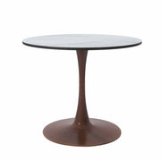 Bristol 24"/27"/31" Round Dining Table Wood Transfer Cherry/Natural/Walnut Base with MDF Table Top - Elax Furniture