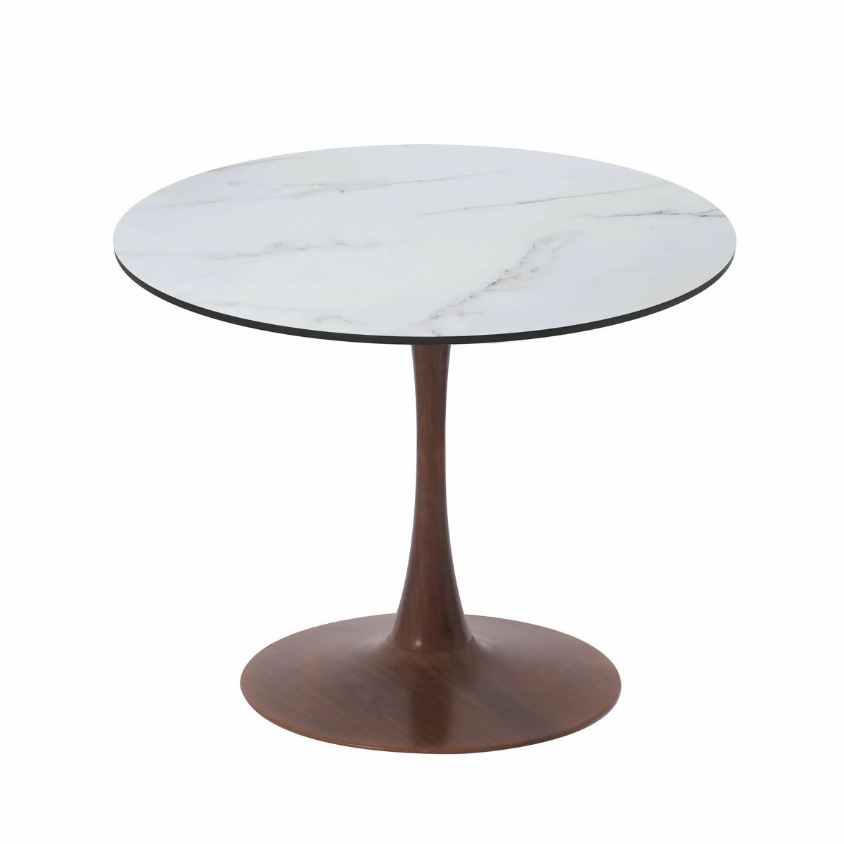 Bristol 24"/27"/31" Round Dining Table Wood Transfer Cherry/Natural/Walnut Base with MDF Table Top - Elax Furniture