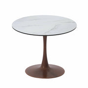 Bristol 24"/27"/31" Round Dining Table Wood Transfer Cherry/Natural/Walnut Base with MDF Table Top - Elax Furniture