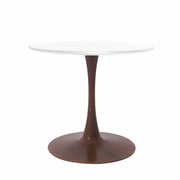 Bristol 24"/27"/31" Round Dining Table Wood Transfer Cherry/Natural/Walnut Base with MDF Table Top - Elax Furniture