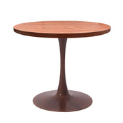 Bristol 24"/27"/31" Round Dining Table Wood Transfer Cherry/Natural/Walnut Base with MDF Table Top - Elax Furniture