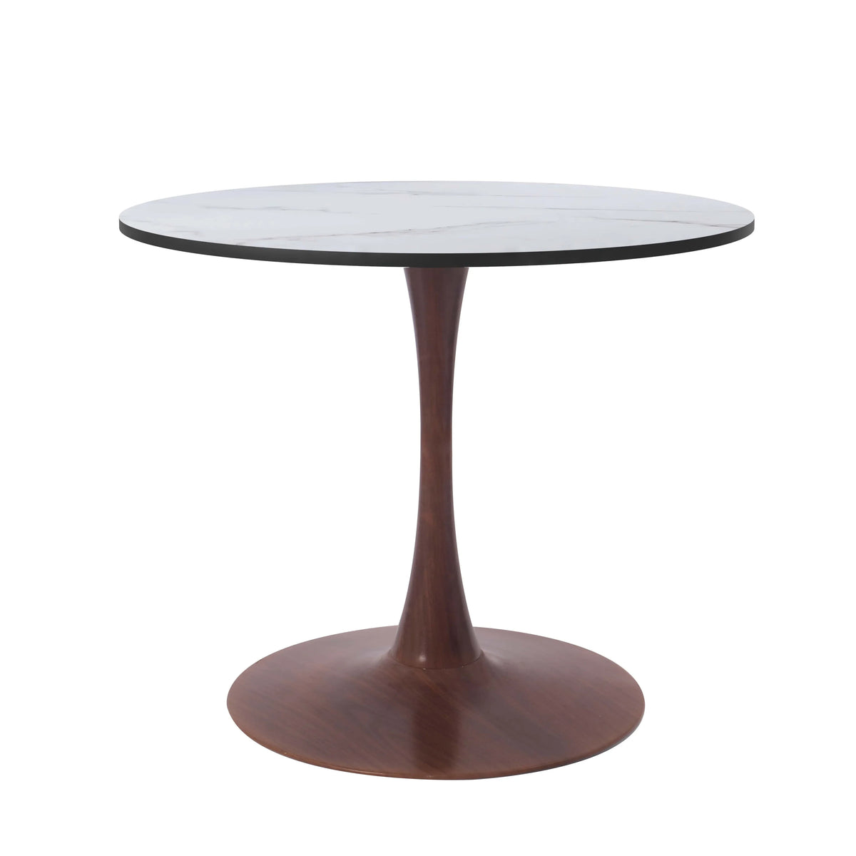 Bristol 24"/27"/31" Round Dining Table Wood Transfer Cherry/Natural/Walnut Base with MDF Table Top - Elax Furniture