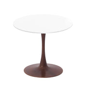Bristol 24"/27"/31" Round Dining Table Wood Transfer Cherry/Natural/Walnut Base with MDF Table Top - Elax Furniture