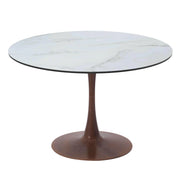 Bristol 24"/27"/31" Round Dining Table Wood Transfer Cherry/Natural/Walnut Base with MDF Table Top - Elax Furniture