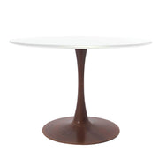 Bristol 24"/27"/31" Round Dining Table Wood Transfer Cherry/Natural/Walnut Base with MDF Table Top - Elax Furniture
