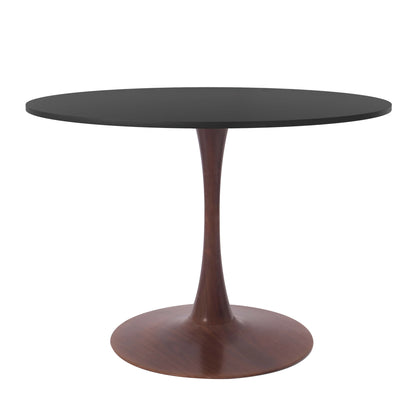 Bristol 35"/36"/40" Round Dining Table Wood Transfer Cherry/Natural/Walnut Base with MDF Table Top - Elax Furniture