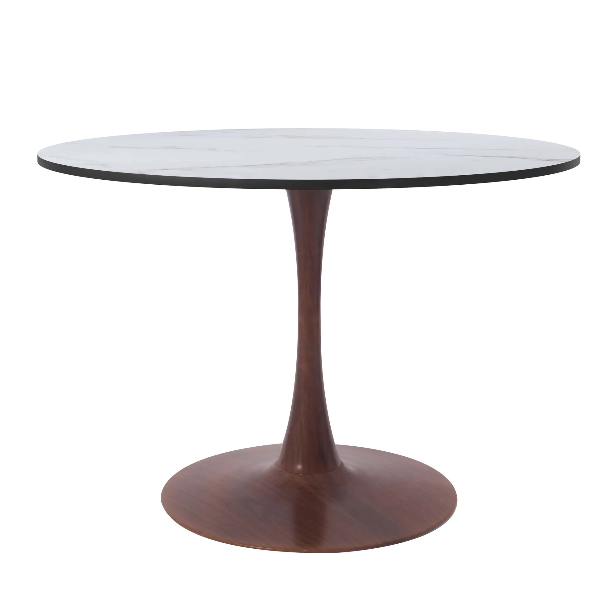 Bristol 35"/36"/40" Round Dining Table Wood Transfer Cherry/Natural/Walnut Base with MDF Table Top - Elax Furniture