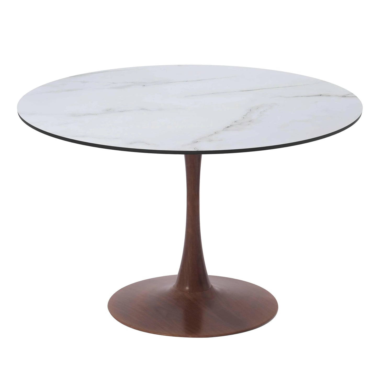 Bristol 35"/36"/40" Round Dining Table Wood Transfer Cherry/Natural/Walnut Base with MDF Table Top - Elax Furniture