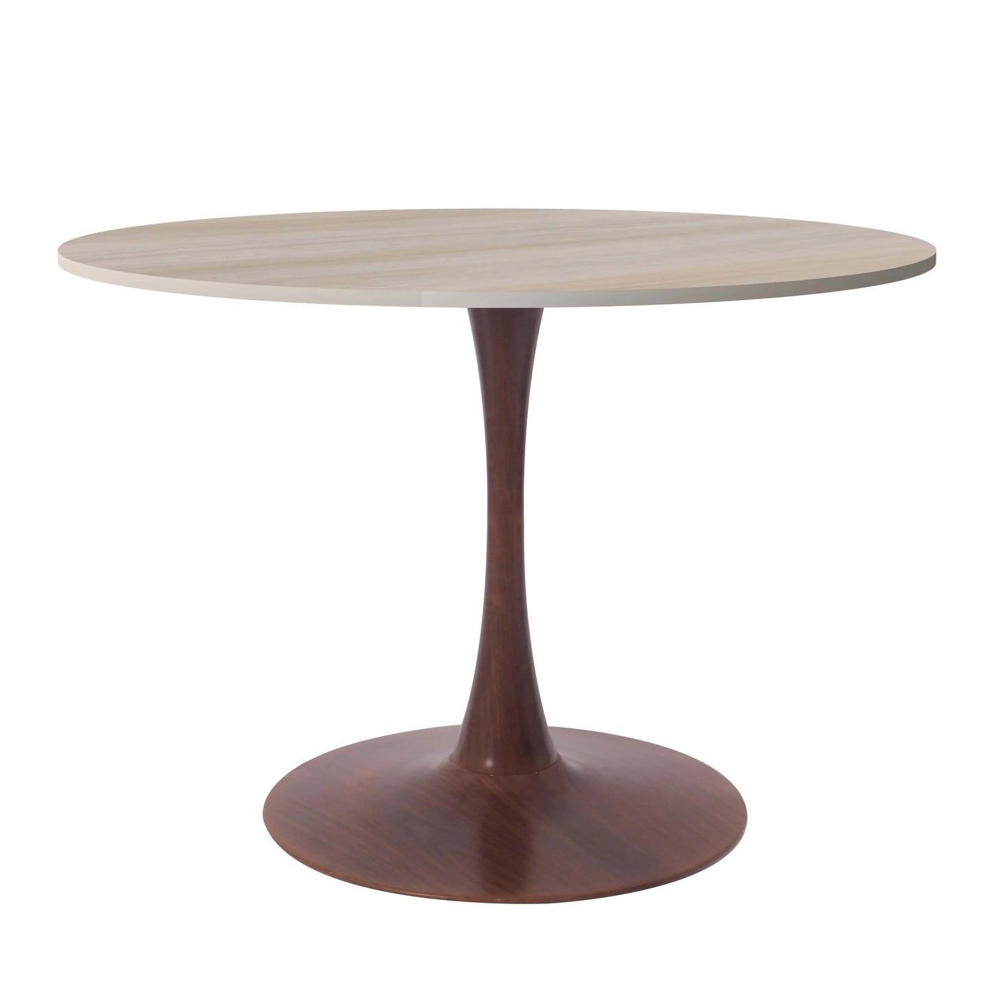 Bristol 35"/36"/40" Round Dining Table Wood Transfer Cherry/Natural/Walnut Base with MDF Table Top - Elax Furniture
