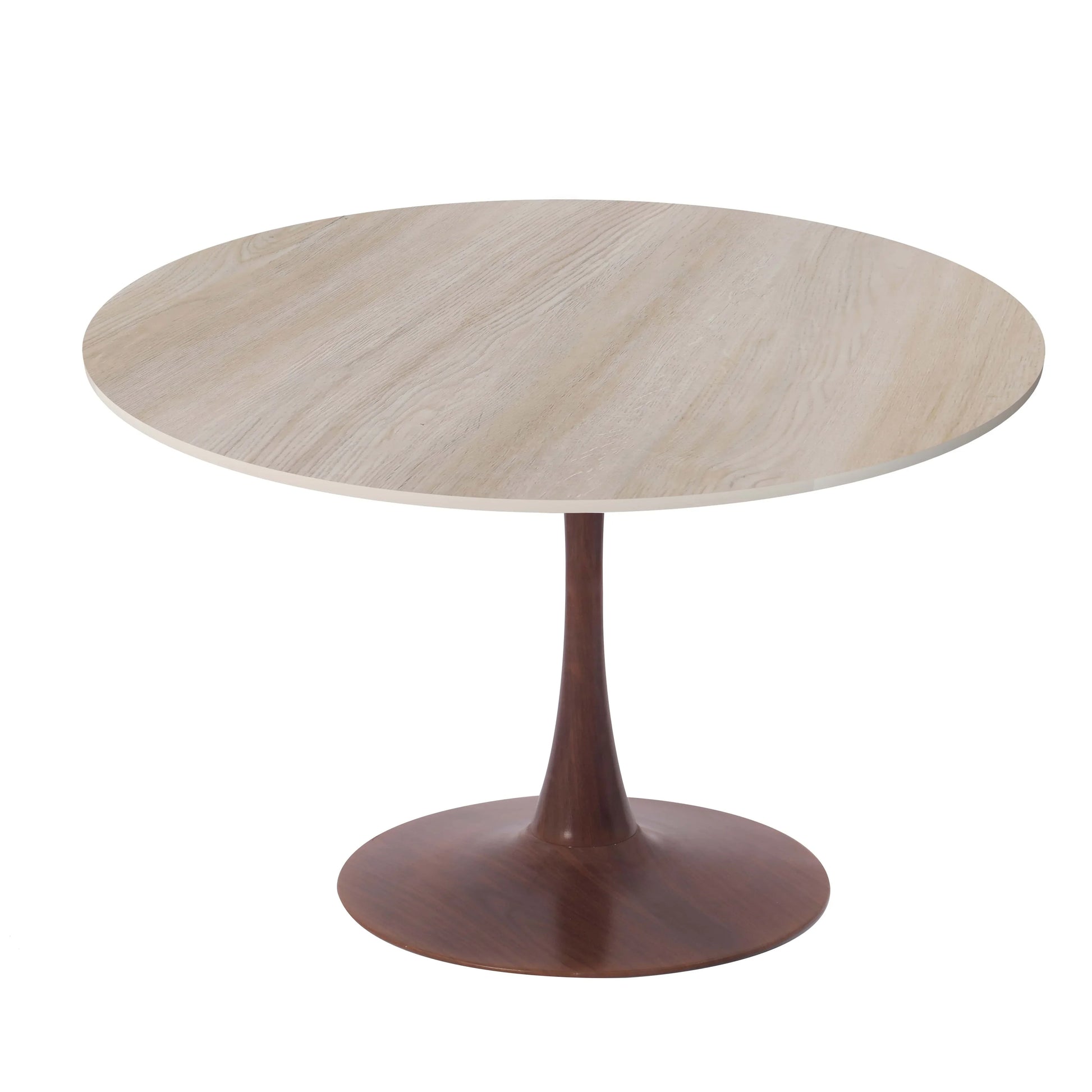 Bristol 35"/36"/40" Round Dining Table Wood Transfer Cherry/Natural/Walnut Base with MDF Table Top - Elax Furniture