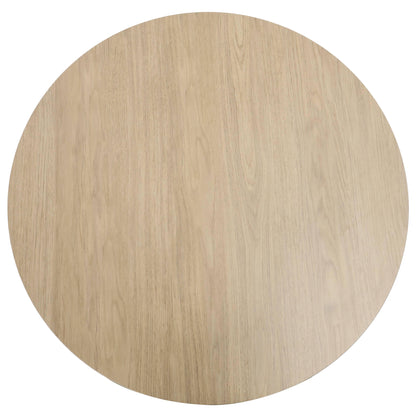 Bristol 35"/36"/40" Round Dining Table Wood Transfer Cherry/Natural/Walnut Base with MDF Table Top - Elax Furniture