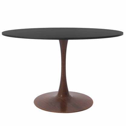 Bristol 35"/36"/40" Round Dining Table Wood Transfer Cherry/Natural/Walnut Base with MDF Table Top - Elax Furniture