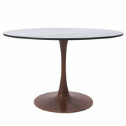 Bristol 35"/36"/40" Round Dining Table Wood Transfer Cherry/Natural/Walnut Base with MDF Table Top - Elax Furniture
