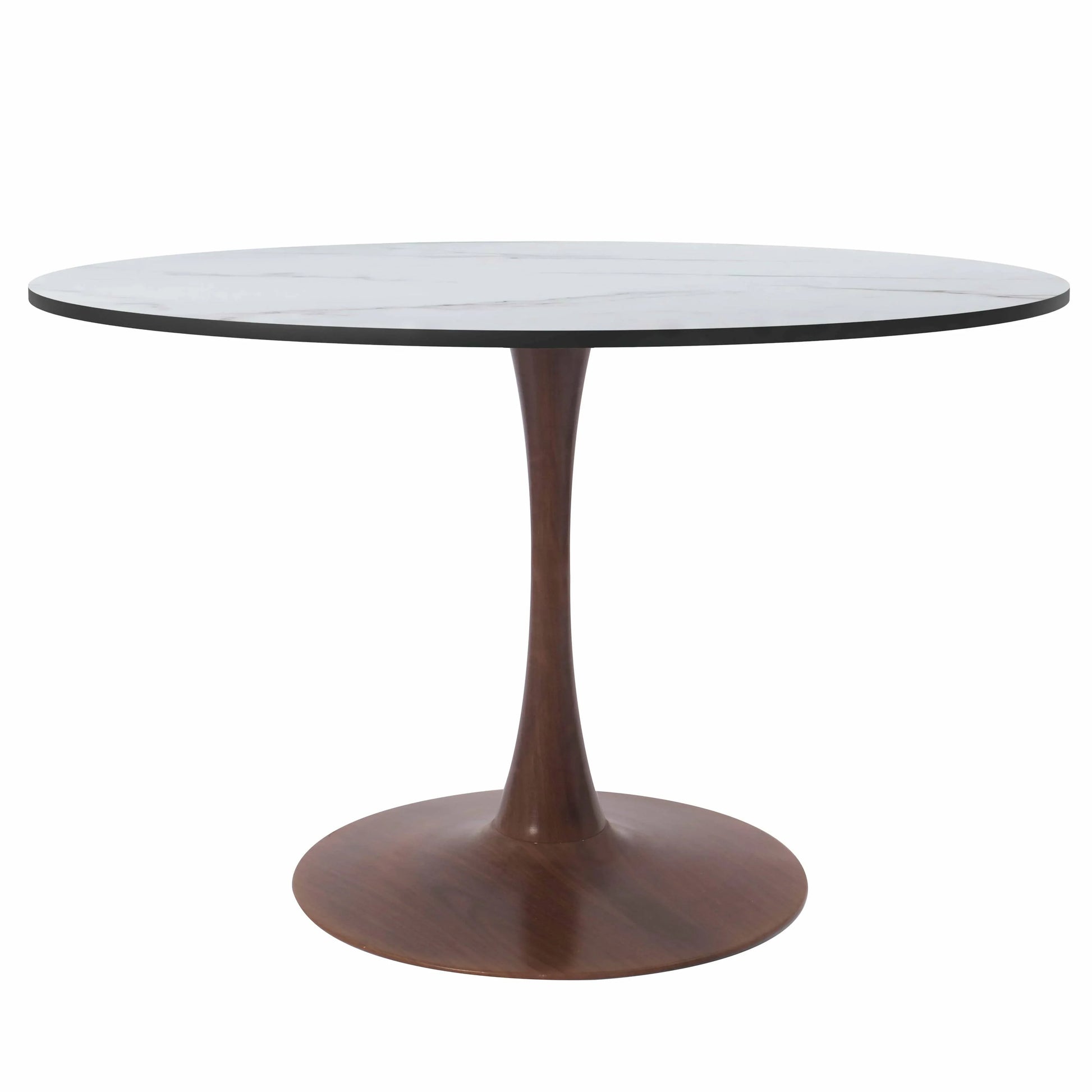 Bristol 35"/36"/40" Round Dining Table Wood Transfer Cherry/Natural/Walnut Base with MDF Table Top - Elax Furniture