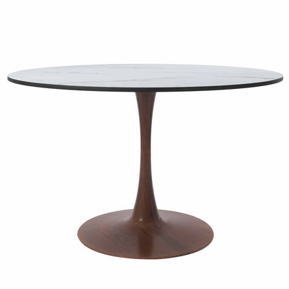 Bristol 35"/36"/40" Round Dining Table Wood Transfer Cherry/Natural/Walnut Base with MDF Table Top - Elax Furniture