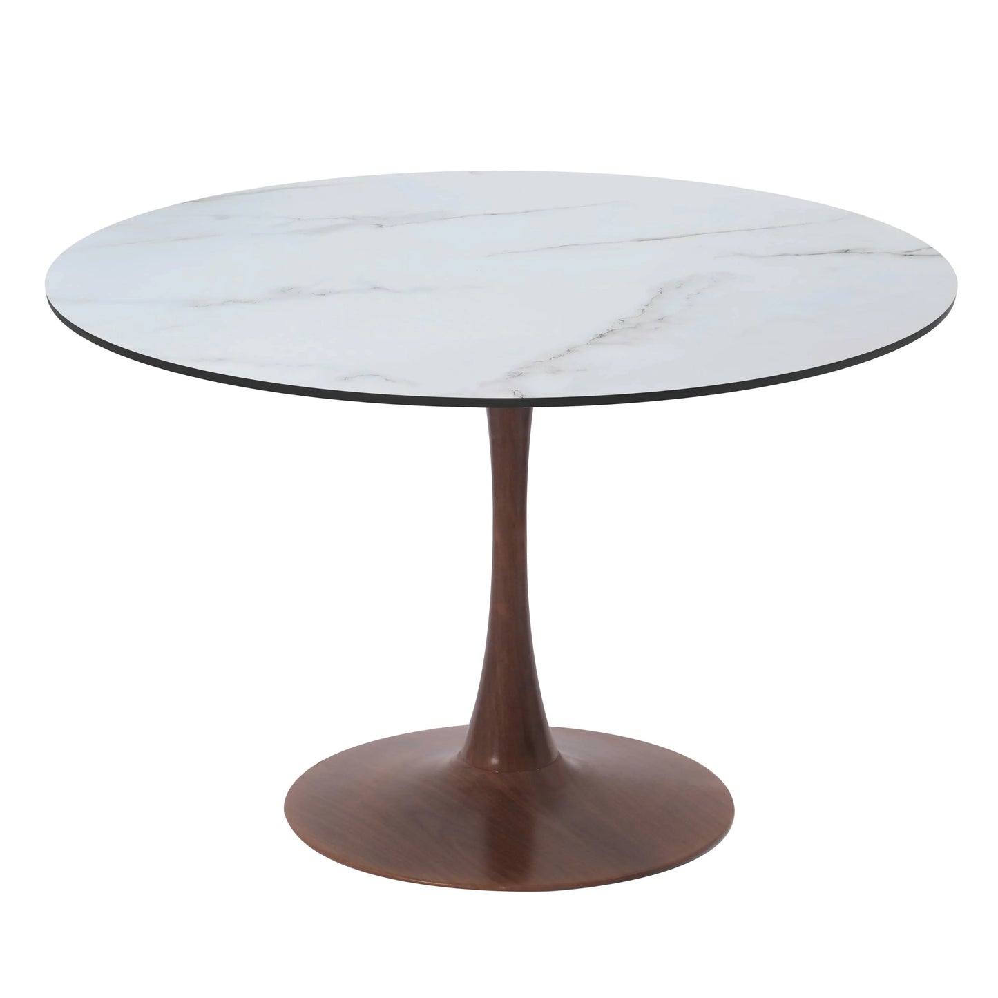 Bristol 35"/36"/40" Round Dining Table Wood Transfer Cherry/Natural/Walnut Base with MDF Table Top - Elax Furniture