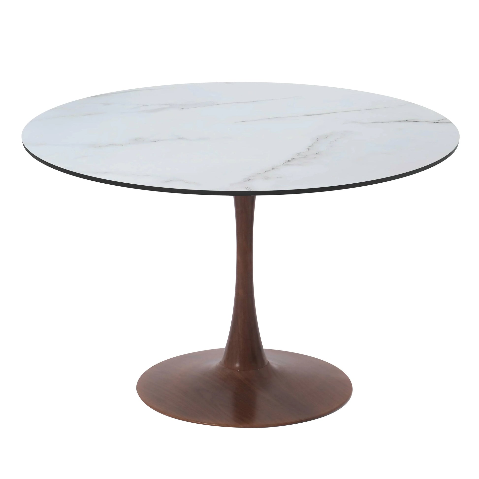 Bristol 35"/36"/40" Round Dining Table Wood Transfer Cherry/Natural/Walnut Base with MDF Table Top - Elax Furniture