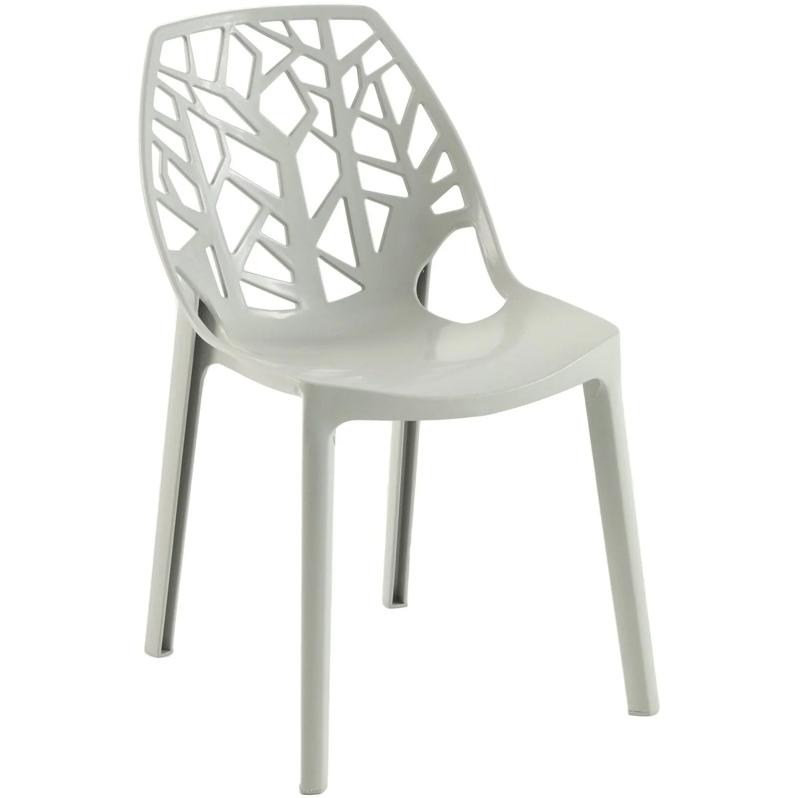 Cornelia Modern ABS Plastic Dining Side Chair - Elax Furniture