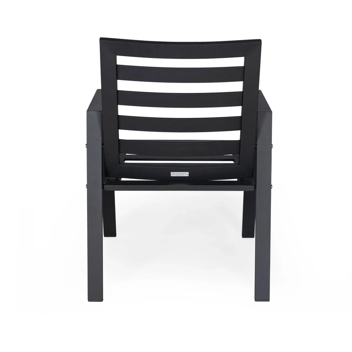Chelsea 7-Piece Modern Outdoor Dining Set in Black Aluminum with Removable Cushions - Elax Furniture