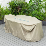 Mid-Century Modern Chelsea Rectangular Outdoor Furniture Rain Cover for 63" and 87" Patio Dining Set - Elax Furniture