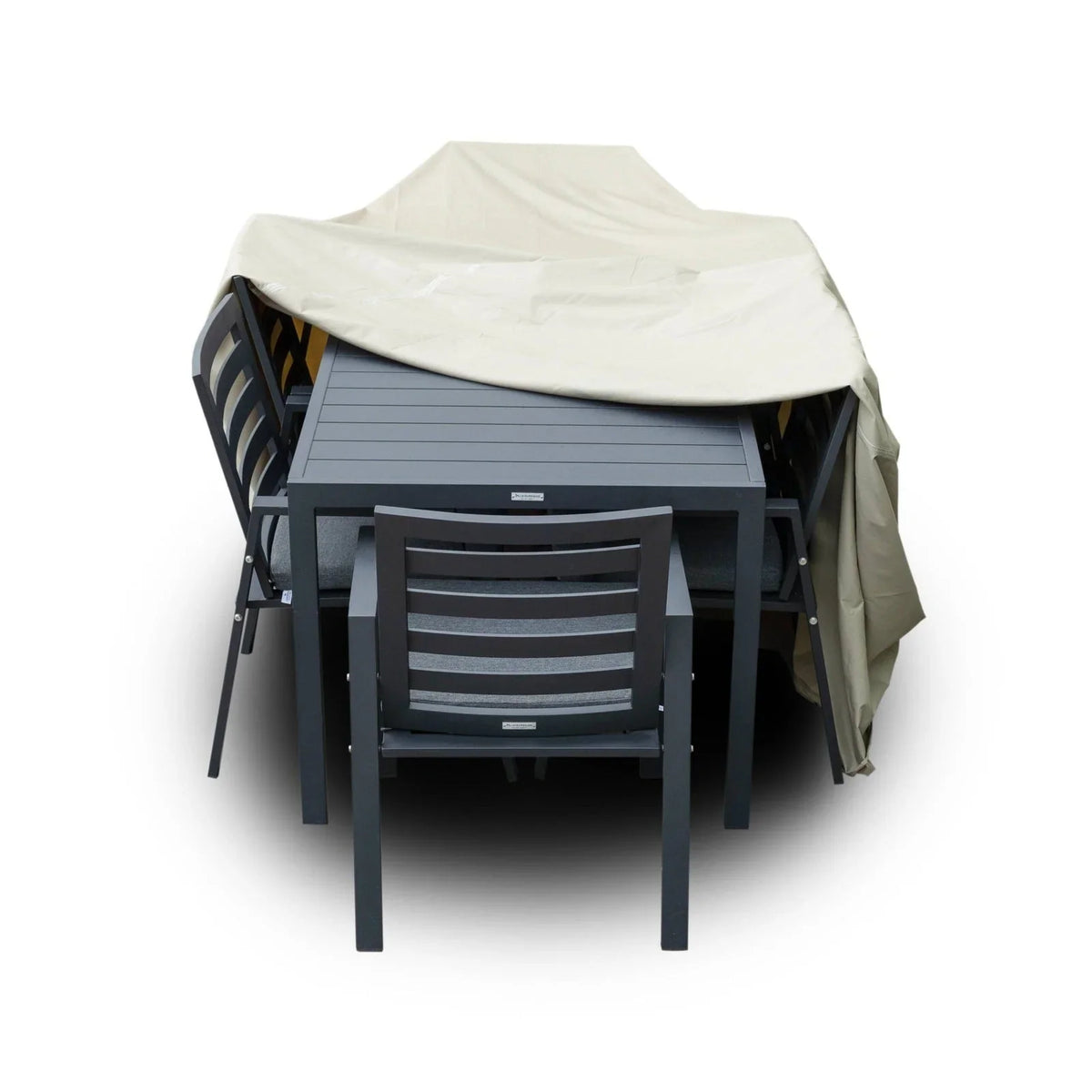 Mid-Century Modern Chelsea Rectangular Outdoor Furniture Rain Cover for 63" and 87" Patio Dining Set - Elax Furniture