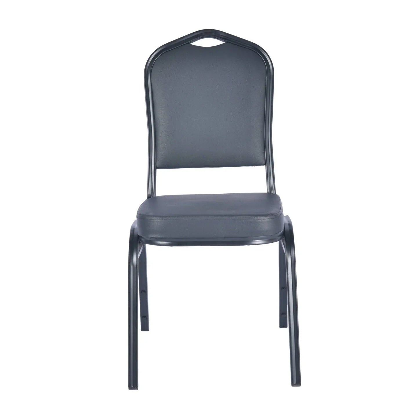 Cove Modern Stackable Banquet Chair with Black Powder Coated Steel Frame - Elax Furniture