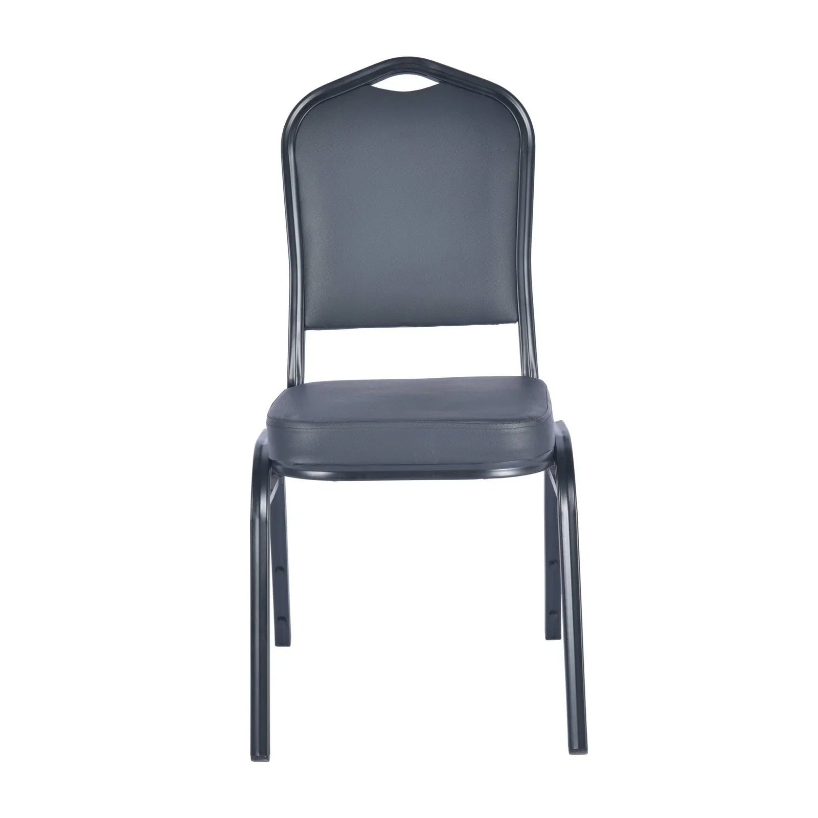 Cove Modern Stackable Banquet Chair with Black Powder Coated Steel Frame - Elax Furniture