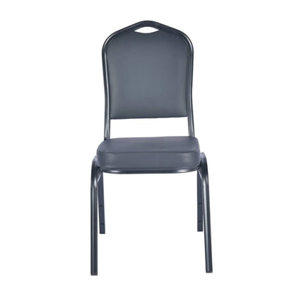 Cove Modern Stackable Banquet Chair with Black Powder Coated Steel Frame - Elax Furniture