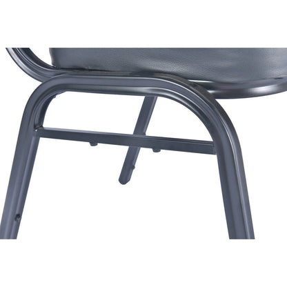 Cove Modern Stackable Banquet Chair with Black Powder Coated Steel Frame - Elax Furniture