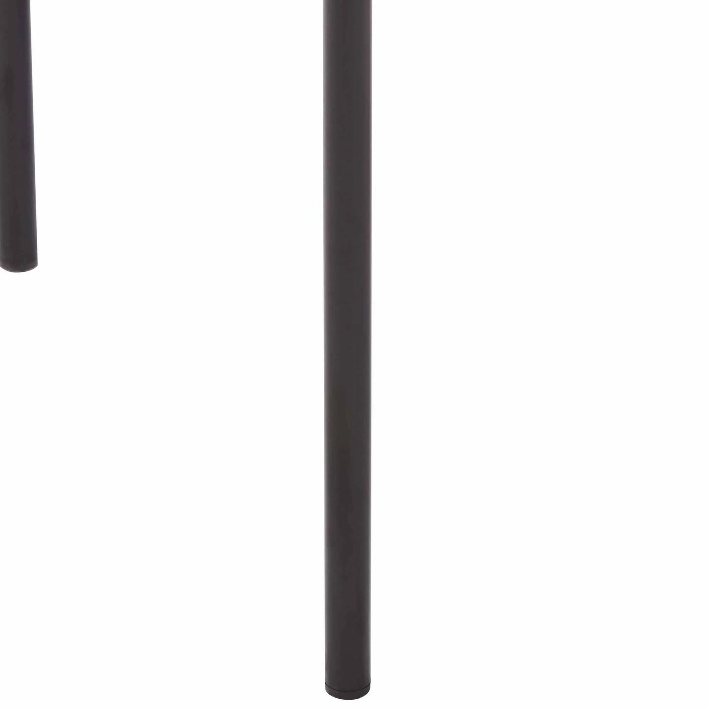 Cyril Dining Chair in Leather or Velvet with Open Back Design and Powder-Coated Iron Frame - Elax Furniture