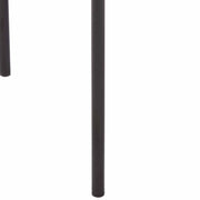 Cyril Dining Chair in Leather or Velvet with Open Back Design and Powder-Coated Iron Frame - Elax Furniture