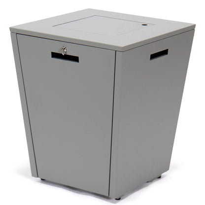 Marlin Modern Grey Aluminum Outdoor Chaise Lounge Chair Set of 2 With Arms and Square Fire Pit Side Table for Patio - Elax Furniture