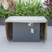 Chelsea Waterproof Fabric Rectangle Fire Pit Table Cover - Elax Furniture
