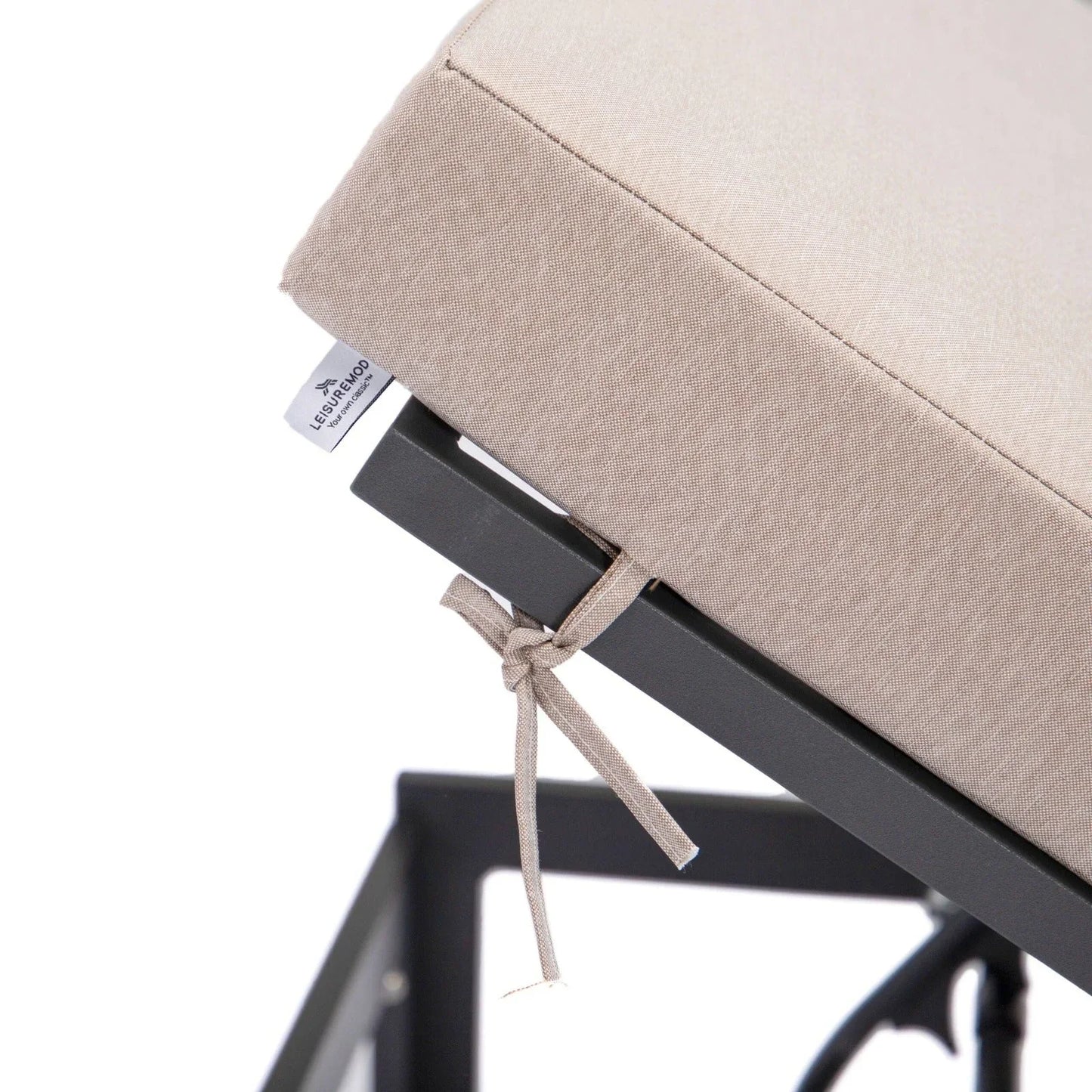 Chelsea Modern Outdoor Chaise Lounge Chair With Cushions Set of 2 - Elax Furniture