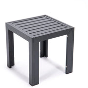 Chelsea Modern Outdoor Chaise Lounge With Side Table & Cushions Set of Two - Elax Furniture