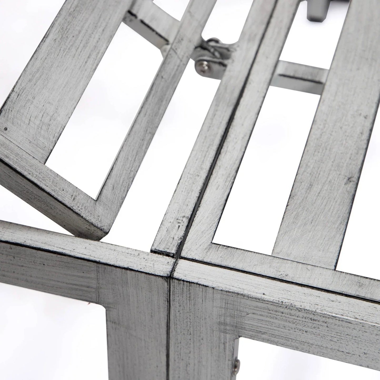 Chelsea Modern Outdoor Weathered Grey Chaise Lounge With Side Table & Cushions Set of Two - Elax Furniture