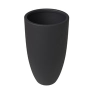 Crete Modern Tapered Round Planter Pot in Fiberstone and Clay Weather Resistant Design - Elax Furniture
