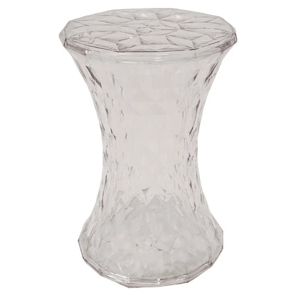 Clio Plastic Side Table with a Diamond Shape Design - Elax Furniture