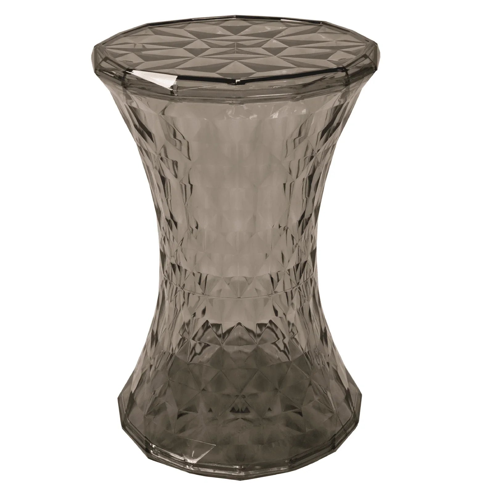 Clio Plastic Side Table with a Diamond Shape Design - Elax Furniture