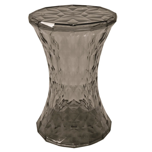 Clio Plastic Side Table with a Diamond Shape Design - Elax Furniture