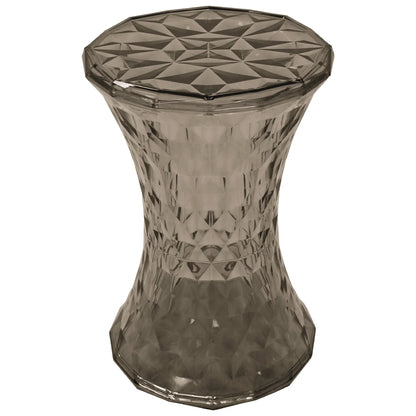 Clio Plastic Side Table with a Diamond Shape Design - Elax Furniture