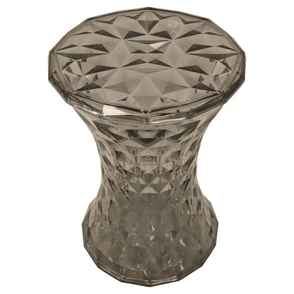 Clio Plastic Side Table with a Diamond Shape Design - Elax Furniture