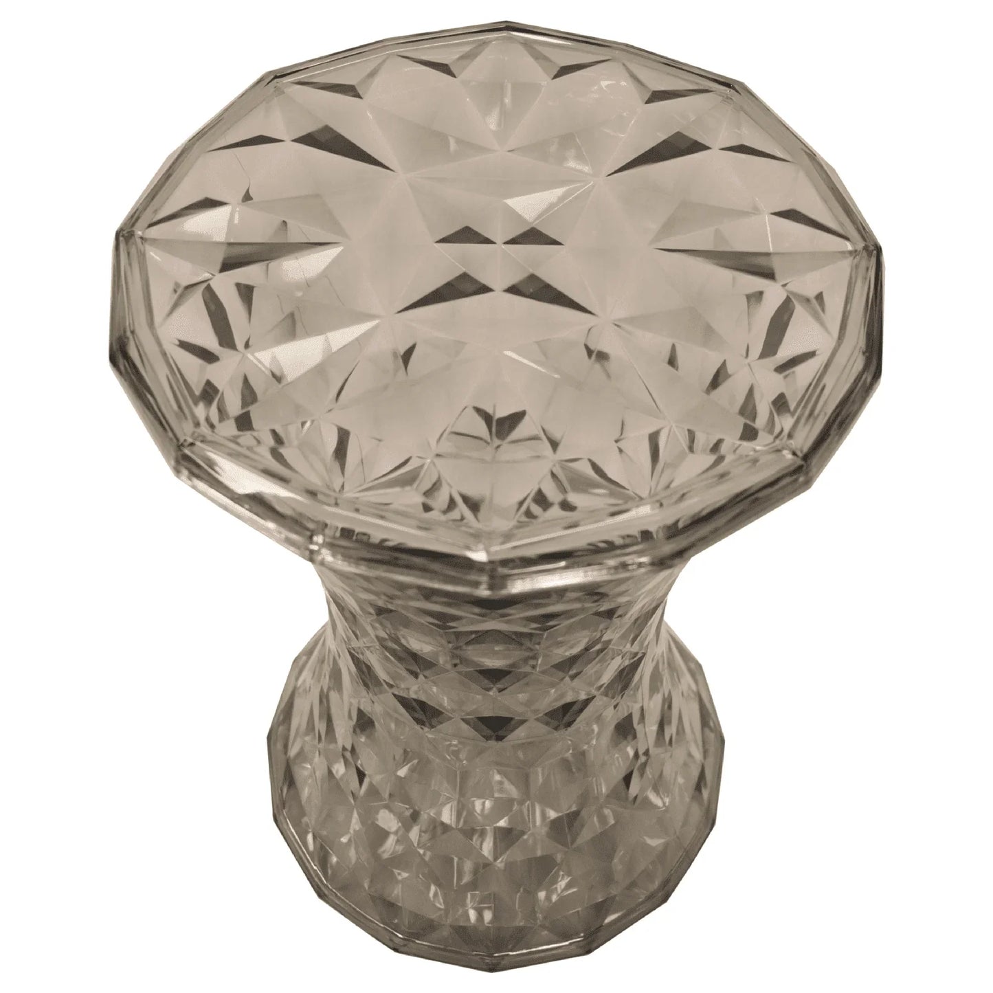 Clio Plastic Side Table with a Diamond Shape Design - Elax Furniture