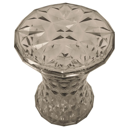 Clio Plastic Side Table with a Diamond Shape Design - Elax Furniture