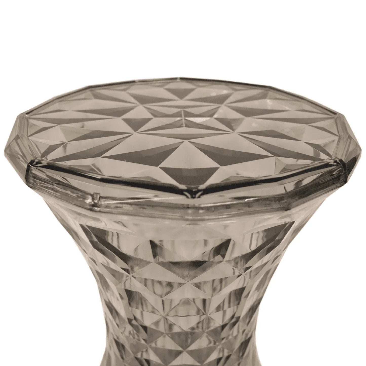 Clio Plastic Side Table with a Diamond Shape Design - Elax Furniture