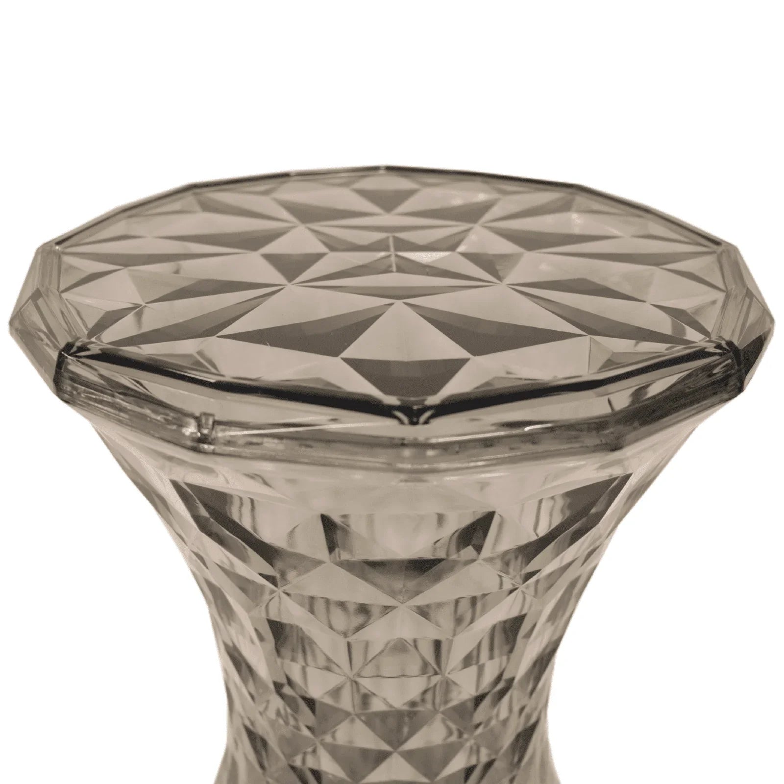 Clio Plastic Side Table with a Diamond Shape Design - Elax Furniture