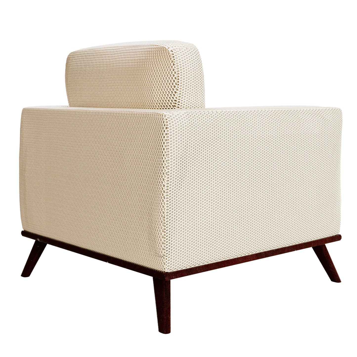 Chester Modern Leather Accent Arm Chair With Birch Wood Base - Elax Furniture